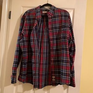 EUC Izod Tartan Plaid button down!